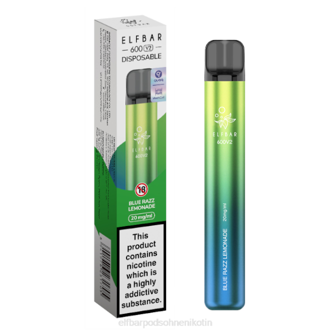 600v2 Einweg-Vaporizer – 20 mg 6B6P252 ELFBAR - ELFBAR Germany gutschein Blue Razz Limonade