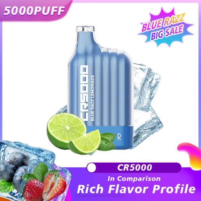 Bester Geschmack Einweg-Vape CR5000 Blue Razz 6B6P19 ELFBAR - ELF BAR pods kaufen Blue Razz Limonade