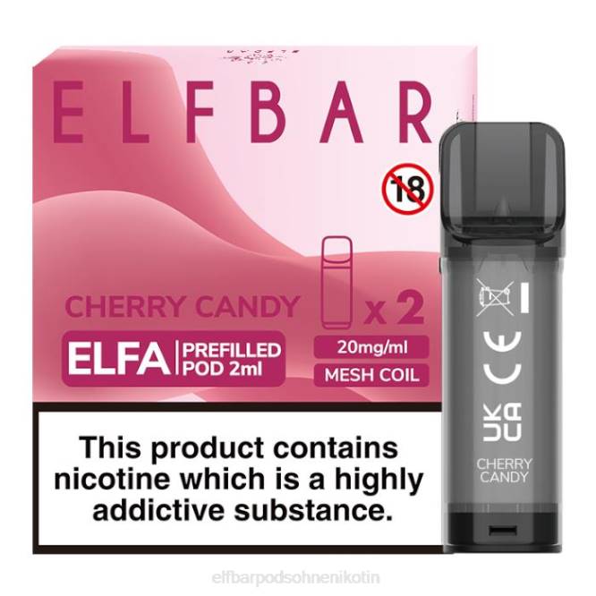 Elfa vorgefüllte Kapsel – 2 ml – 20 mg (2 Packungen) 6B6P370 ELFBAR - ELF BAR pods kaufen Kirschbonbons
